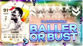 91 Golazo Icon Essien SBC Player Review! / FC24