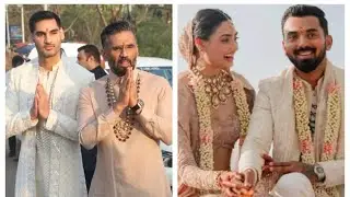 Athiya Shetty and KL Rahul wedding LIVE updates #sunilshetty