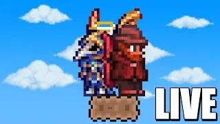 Terraria's NEW Skyblock With a Friend