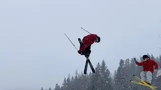 Snowy Dubs with Megan Oldham & Max Moffat 💙 - Park Skiing At Maximise Pt. 3