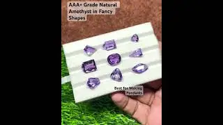 AAA+ grade natural amethyst in fancy shape #aaa #naturalgemstone #amethyst # #qualitygems #ruby