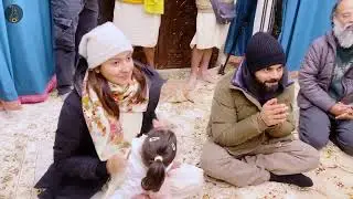 Virat Kohli Anushka Sharma full video of satsang in vrindavan