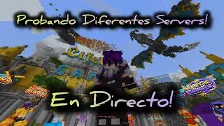 (DIRECTO) Probando Diferentes Servers! - Minecraft Bedrock