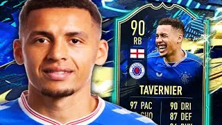 BEAST! 🔥 90 TOTS TAVERNIER PLAYER REVIEW - FIFA 21 ULTIMATE TEAM