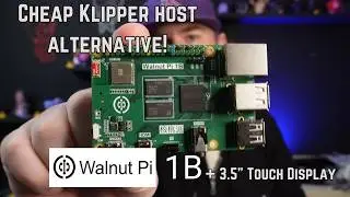 Бюджетный вариант Klipper Host! WalnutPi 1B + 3,5-дюймовый сенсорный экран.
