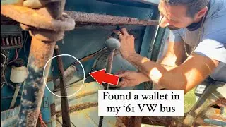 I found a wallet while cleaning out my &lsquo;61 VW so23 bus