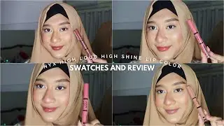 Свотчи и обзор 💄 Nyx High Loud High Shine Lip Color