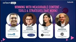 ad:tech Talks-  #Smartmoves - WINNING WITH MEASURABLE CONTENT - TOOLS & STRATEGIES THAT WORK!