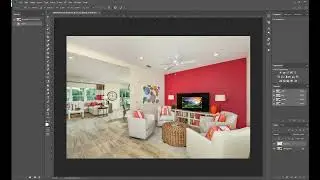 How to Add Images to TV Screens in Photoshop - Real Estate Photo Editing