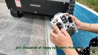 factory sales low wholesale price China river levee slope mower remote control sales to Australia