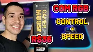 MOUSEPAD GAMER EXBOM COM RGB BARATO DO MERCADO LIVRE | SER&Aacute; QUE &Eacute; BOM? CONTROL + SPEED