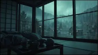 Relaxing Rainstorm with Soft Thunder | 12 Hours of Sleep-Friendly Ambience