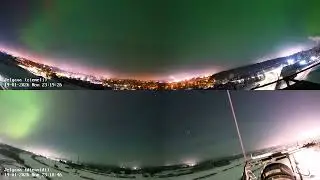Ziemeļblāzma Jelgavas debesīs 19.01.2026. || Aurora Borealis over Jelgava, Latvia 19.01.2026.