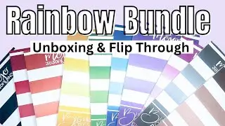 Big Rainbow Bundle Sticker Book Set | Mojo Jojo Plans | Unboxing & Flip Through