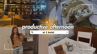 Introvert Diaries| Productive Afternoon | 1 Hotel on Sunset Blvd | Day in LA