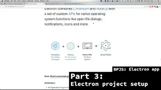 BPJS: Electron app - Part 3 - Electron basic project & prettier
