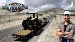 Wir liefern einen Traktor! 🇺🇸 | American Truck Simulator 🦅