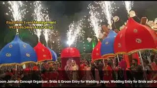 Unique umbrella-themed couple entry, Creative wedding entrance with umbrellas #wedding #short
