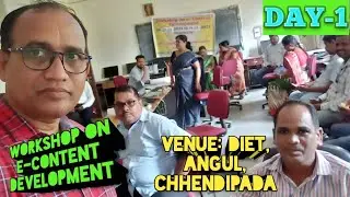Workshop on e-content Development at DIET, Angul, Chhendipada // Use of Stop Motion Studio