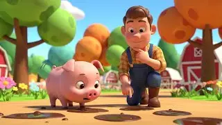 Minecraft Baby Pig Got Stuck in the Mud | Nursery Rhymes for Kids & Baby Songs