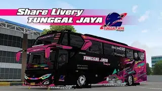 Share‼️livery tunggal jaya blackpink Jetbus3+ kd Resv x Danz || Bus Simulator Indonesia||