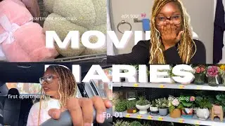 MOVING DIARIES | first apartment, cleaning, shopping, semi-empty tour&hellip;