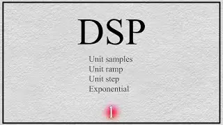 1- Elementary Discret Time Sequences