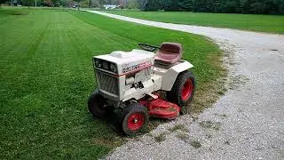 first mowing test on bolens 1556 tractor