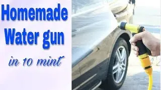 Homemade water gun .............clean for bike.......