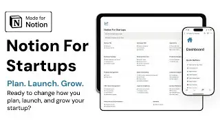 Notion for Startups: The Ultimate All-in-One Template to Scale Your Business 2026 #notion #startups