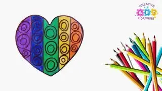 Popit, How to draw a popit, Easy drawing for Kids and Toddlers, step by step