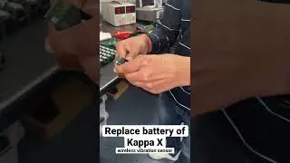 Kappa X replaceable battery #10khz #wireless conditionmonitoring #reliability #sensor #engineering