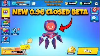 NEW 0.96 CLOSED BETA IN STUMBLE GUYS #stumbleguys #SuperLeague