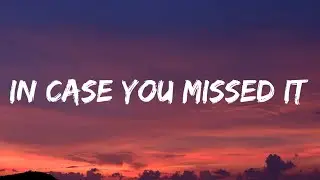 Jordan Davis - In Case You Missed It (Lyrics)