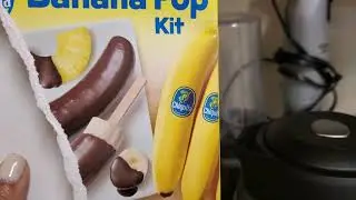 Chocolate flavored Banana Pop Kit.