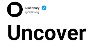 Uncover Meaning In English