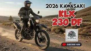 Обзор Kawasaki KLX 230 DF 2026 года | Легкий двухцелевой мотоцикл, созданный для приключений #мот...