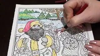 ASMR Christmas Charm Coloring Book 49