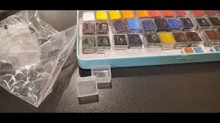 FCLUB Empty Watercolor Tins Palette Paint Case - Large Watercolor Palette Metal Box Tin with  Review
