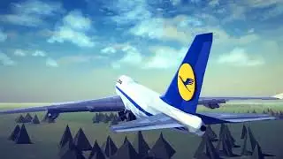 Lufthansa Airlines flight 540 - Crash Animation 
