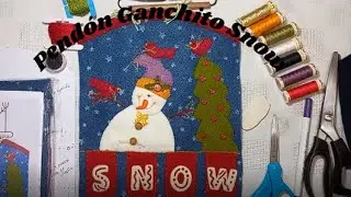 Pendón Ganchito Snow  ☃ ❄ 🎄| #TallerDeSilvina #manualidadesnavideñas