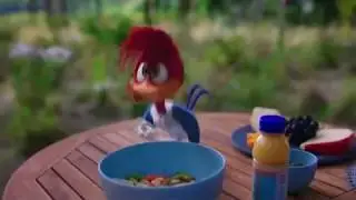 Woody Woodpecker 2018 eats Beans The Musical Fruit