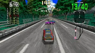 Sega Racing Classic - Grandprix Mode (20 laps) - Beginner - Selected music: 