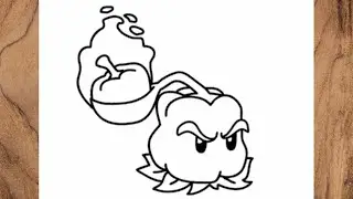 How to draw Pepper Pult from Plants vs Zombies 2 pvz step by step