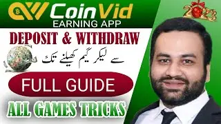 Play Games & Earn Money || CoinVid Earning App Detail Review For Beginners