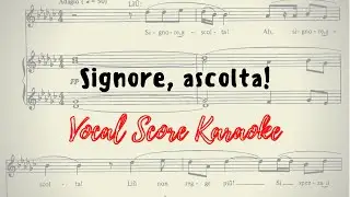 Signore ascolta KARAOKE Piano accompaniment Li&uacute; Turandot