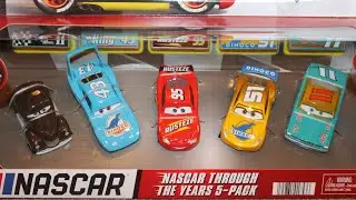 Mattel Disney Cars NASCAR Through The Years 5-Pack Dinoco Cruz King Mario Andretti Junior McQueen