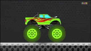 Monster Truck Colors Sizes Learning Colors For Kids