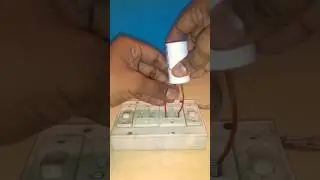 Fictional Video, Connecting Condenser and neutral wires causes a short circuit and danger ⚡