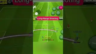Power Shot : shooting skill Long-Range shooting 🔥😱 #efootball #efootball2024 #efootball2024mobile
